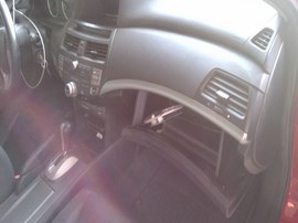 2010 HONDA ACCORD,RED, EX-L MODEL, 3.5L, AT.   A26246